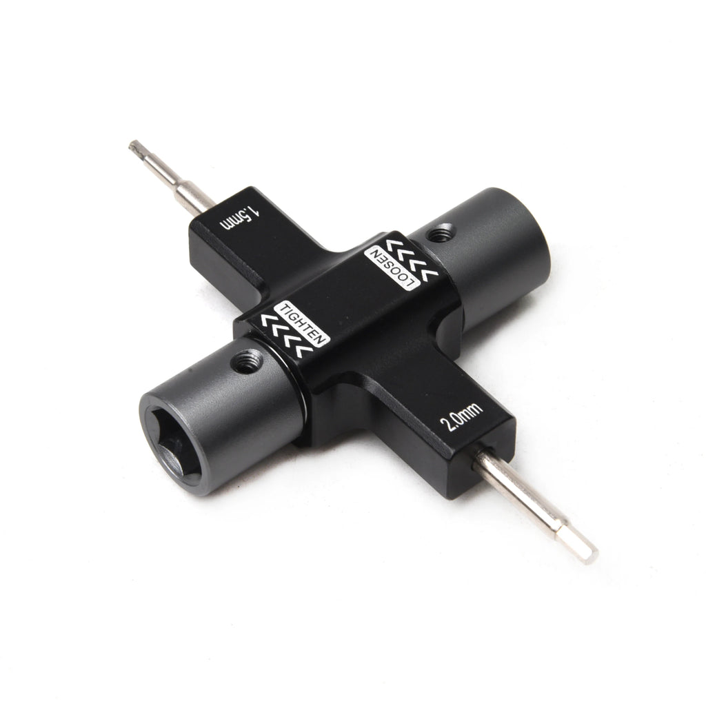 M5 Screw Nut Wrench with Built in One Way Bearing 1.5mm 2.0mm Screwdriver Release Propeller Motor Tool For RC FPV Racing Drone