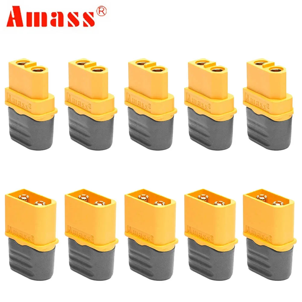 10 X Amass XT30 XT30U XT60 XT60H UH60 XT90 Bullet Connectors Plug For RC Quadcopter FPV Racing Drone Lipo Battery