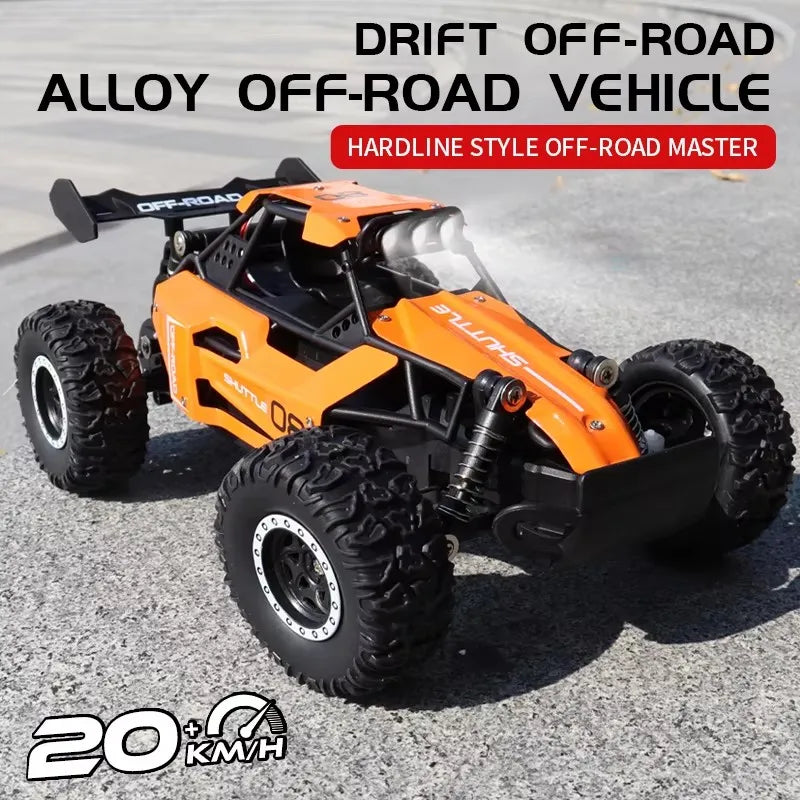 Oike RC Car 1:16 Model With LED Lights Radio Off-road Remote Control Climbing Vehicle Outdoor Cars Drift Race Toys Boys Gifts