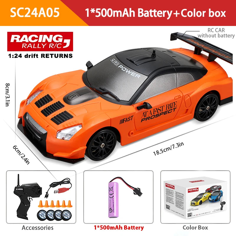 4WD RC Drift Car Remote Control GTRPRO AE86PRO Model 4x4 Racing RTR Radio Truck Vehicle Toy Gift for Boy Girl Children Kid Adult