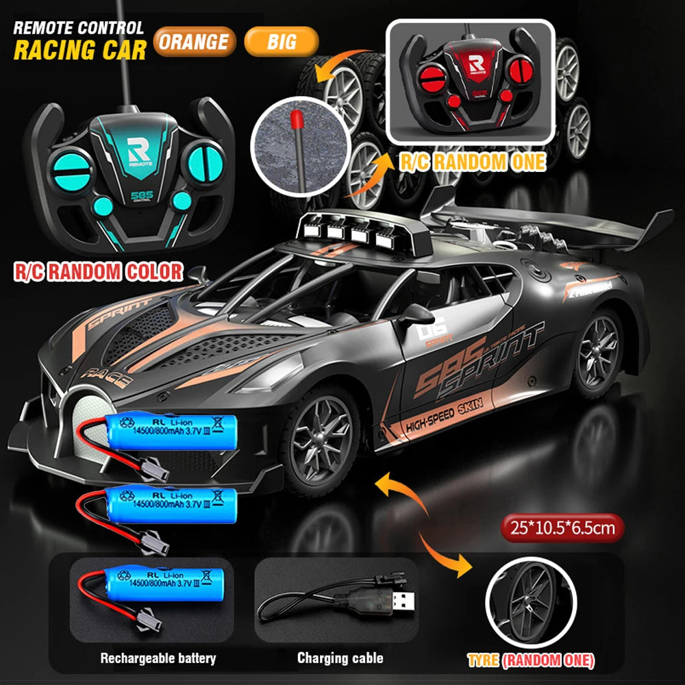 1/18 Rc Car High Speed Drift Sport Cars Remote Control Vehicle Sports Racing Car Toy Model Children Toys for Boys Birthday Gifts