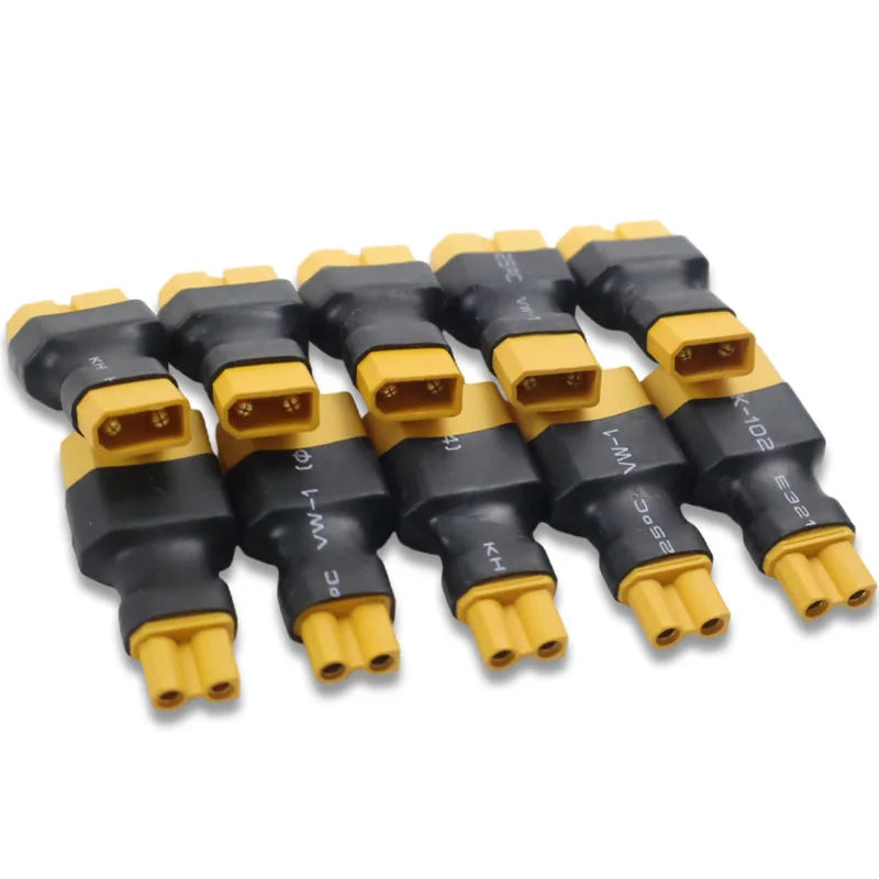 XT60 to XT30 Plug Adapter Converter Connector Male/Female for FPV Drone RC Lipo Battery Charger ESC Accessory Drone Parts DIY