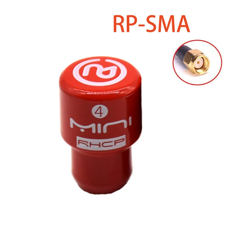 5.8G Lollipop 4 RHCP Antenna high gain 2.8Dbi FPV Transmitter/Receiver SMA/RP-SMA/MMCX/UFL Antenna for RC FPV racing drone part