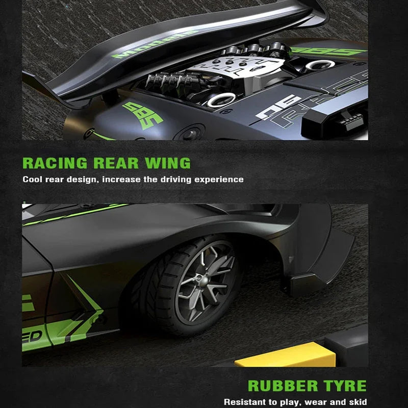 1/18 Rc Car High Speed Drift Sport Cars Remote Control Vehicle Sports Racing Car Toy Model Children Toys for Boys Birthday Gifts