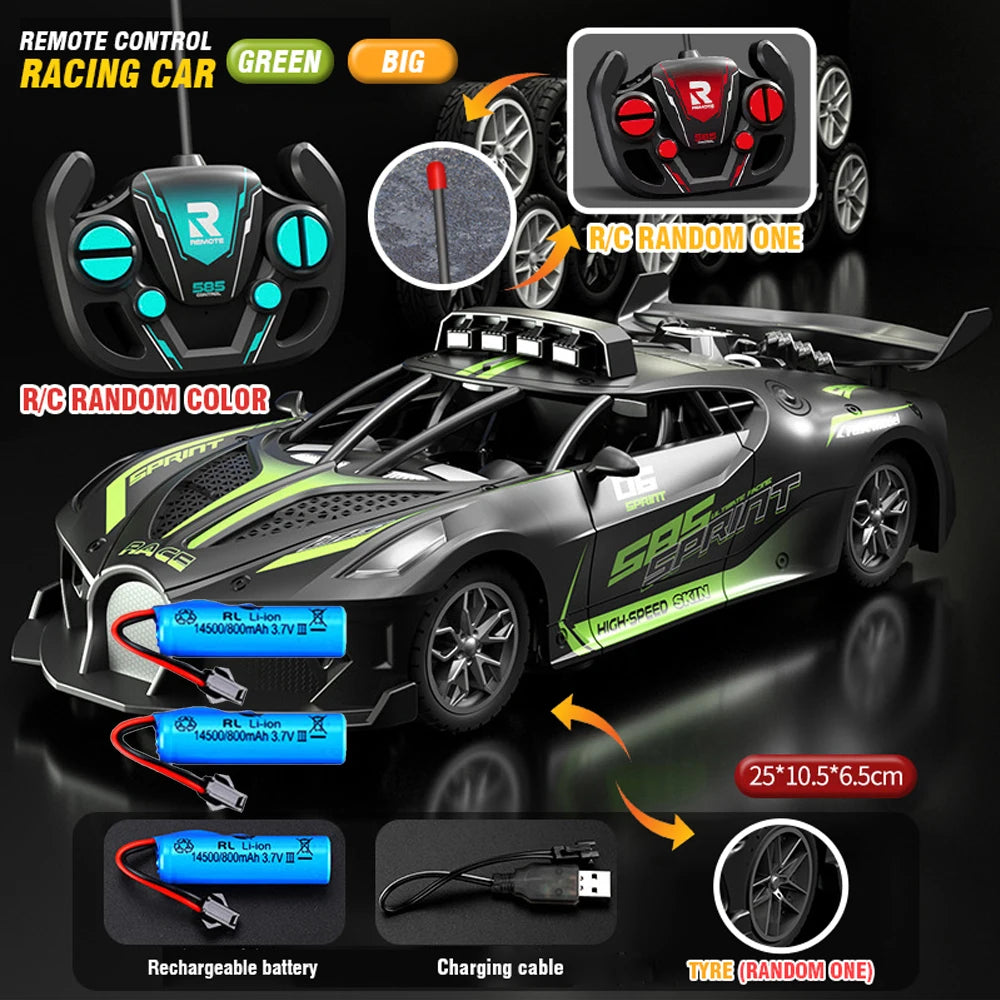 1/18 Rc Car High Speed Drift Sport Cars Remote Control Vehicle Sports Racing Car Toy Model Children Toys for Boys Birthday Gifts
