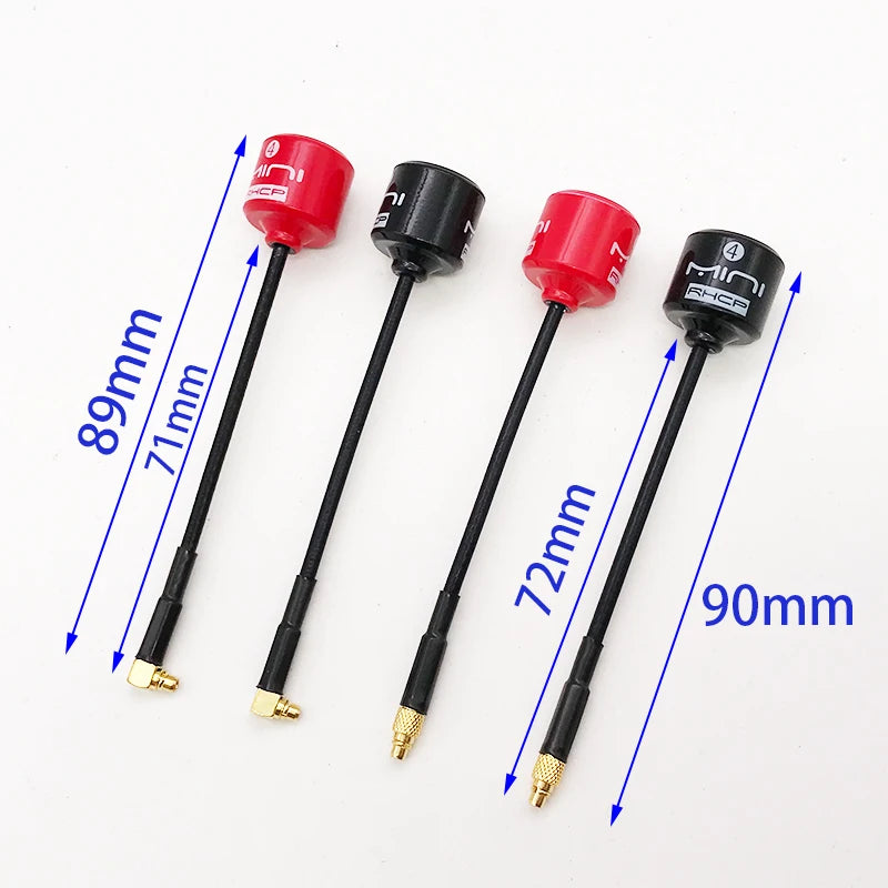 5.8G Lollipop 4 RHCP Antenna high gain 2.8Dbi FPV Transmitter/Receiver SMA/RP-SMA/MMCX/UFL Antenna for RC FPV racing drone part