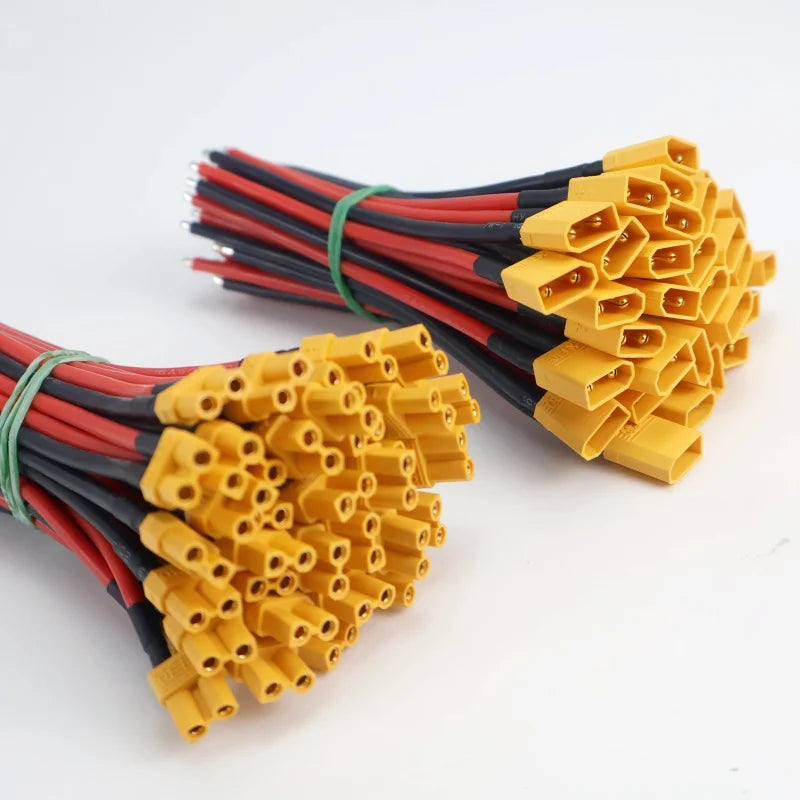 XT30 Male And Female Connector Plug Set with 16AWG Silicone Wire for FPV Drones RC Lipo Fixed Wing Battery Connections