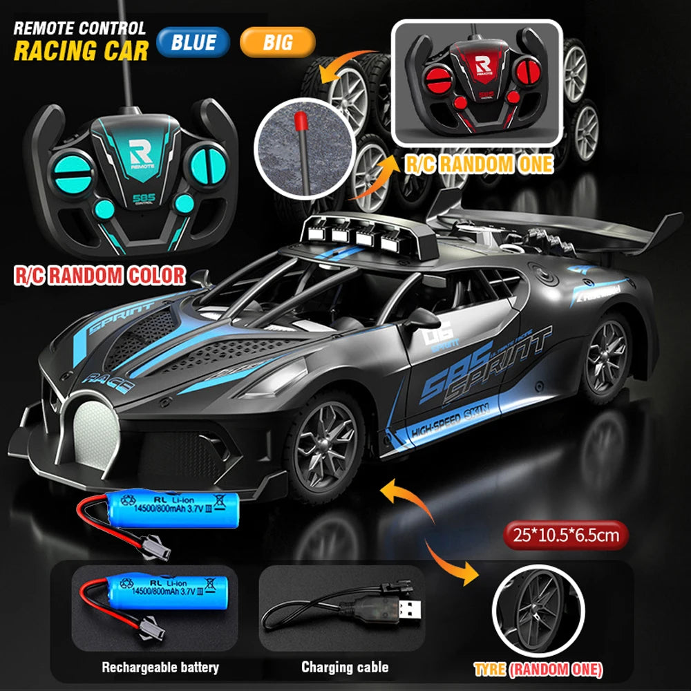 1/18 Rc Car High Speed Drift Sport Cars Remote Control Vehicle Sports Racing Car Toy Model Children Toys for Boys Birthday Gifts