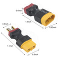 T Plug to XT60 Male Female Adapter Connector for RC Lipo Battery FPV Drone Helicopter Quadcopter