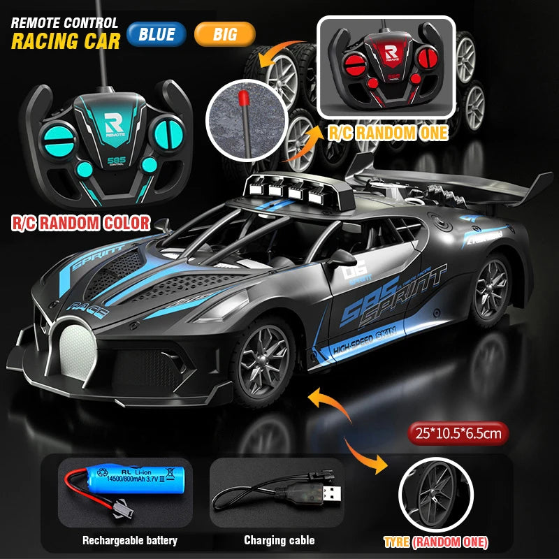 1/18 Rc Car High Speed Drift Sport Cars Remote Control Vehicle Sports Racing Car Toy Model Children Toys for Boys Birthday Gifts