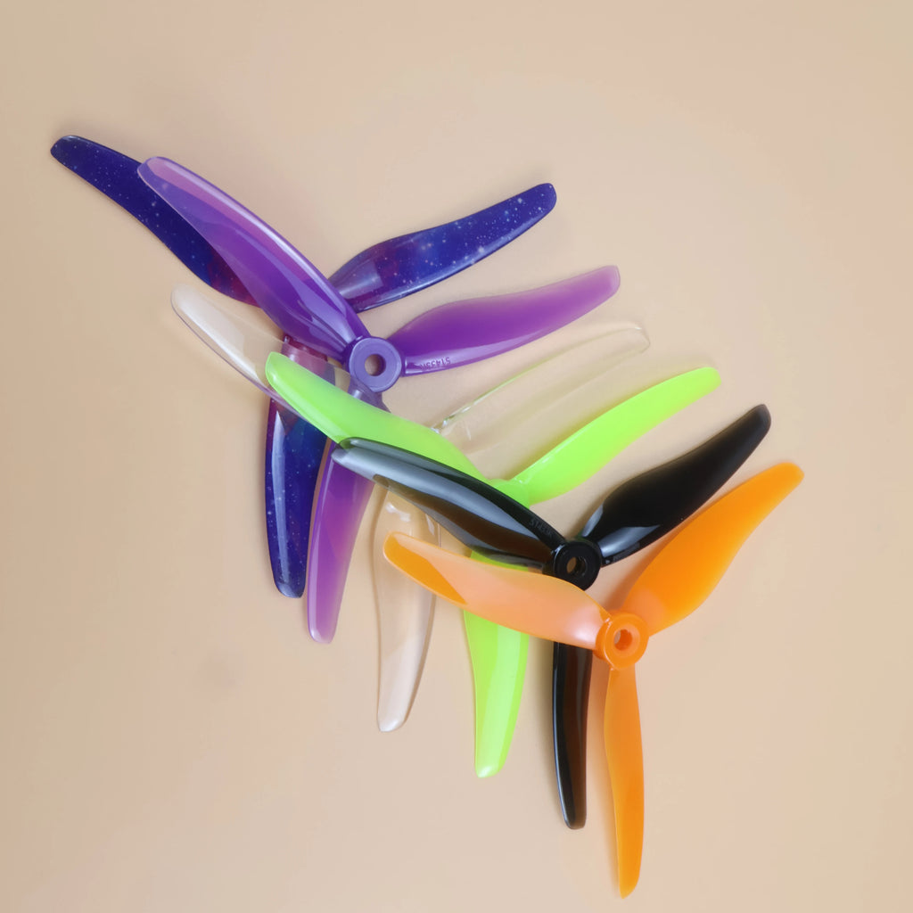 2 pairs/4 pcs  Gemfan 51433 5inch 3 blade/ tri-blade Propeller Props CW CCW Brushless motor FPV Propeller for FPV Racing drone