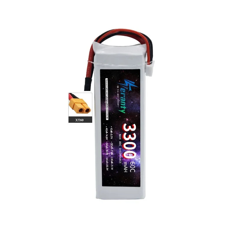 11.1V LiPo Battery 3S 1500mah 1800mAh 2200mah 2600mAh 3000mAh 3300mAh Deans T Connector XT60 For RC Car FPV Racing Drone