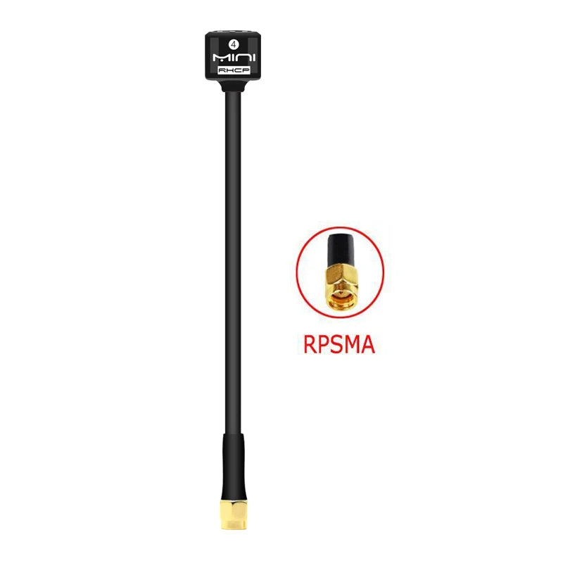 5.8G Lollipop 4 RHCP Antenna high gain 2.8Dbi FPV Transmitter/Receiver SMA/RP-SMA/MMCX/UFL Antenna for RC FPV racing drone part