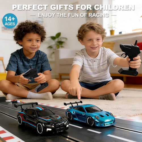 1/64 High Speed Drift RC Car with Light 2.4G 4WD Remote Control Car Desktop Mini Racing Cars Full Proportion Cars Model Gifts