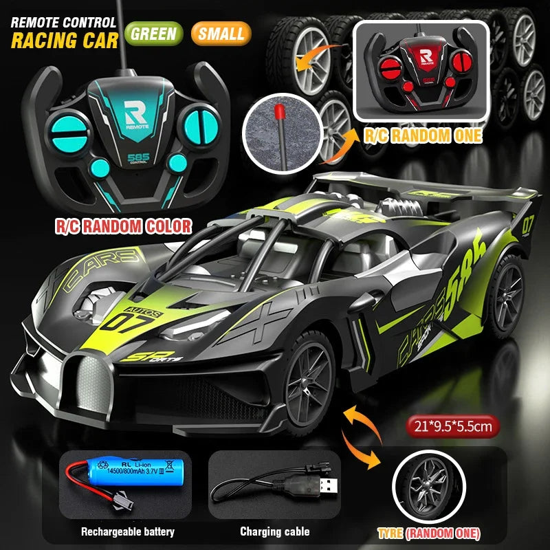 1/18 Rc Car High Speed Drift Sport Cars Remote Control Vehicle Sports Racing Car Toy Model Children Toys for Boys Birthday Gifts