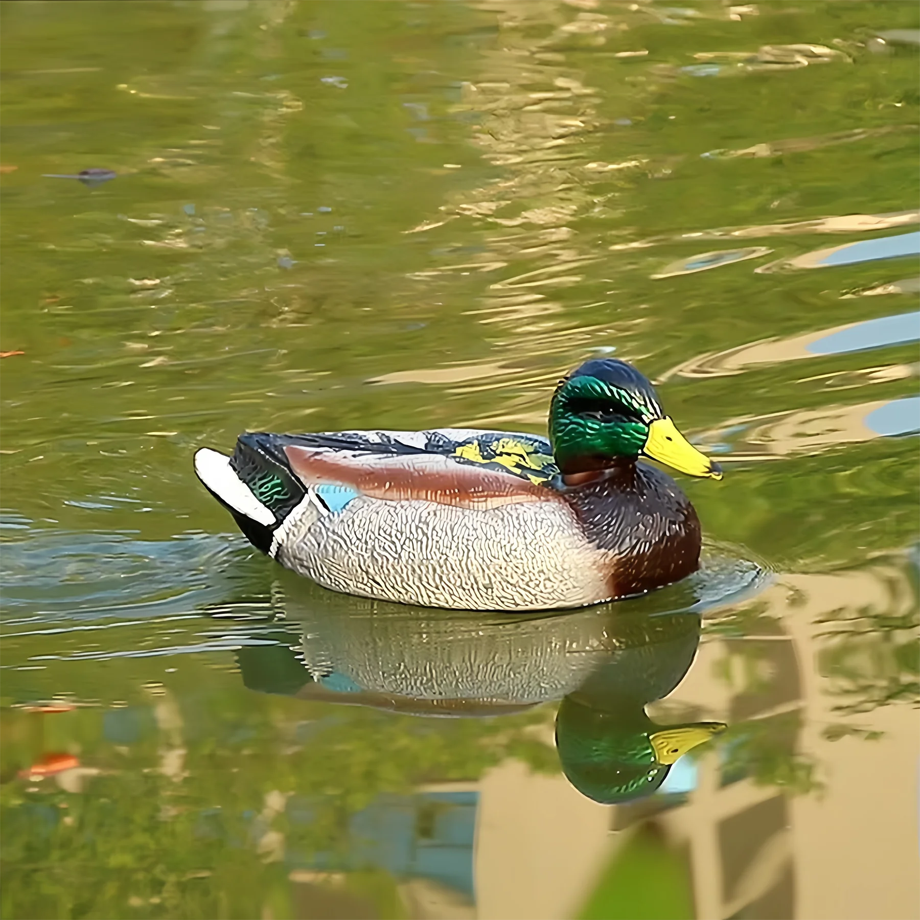 15Km/h 2.4G RC High Speed Speedboat Dual Motor Waterproof Creative Simulation Duck Model Boat Toy Birthday Gift